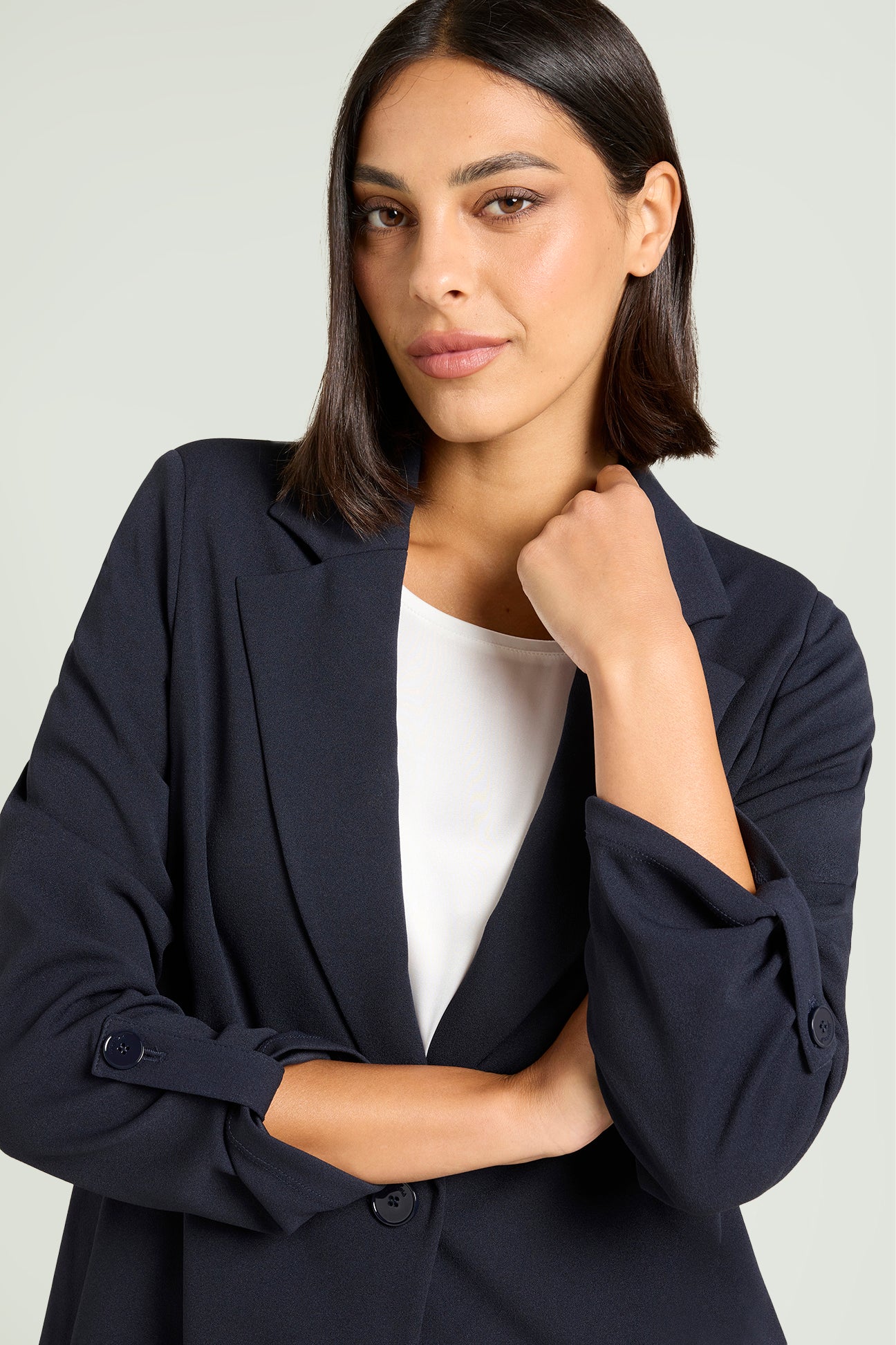 GIACCA IN SCUBA CREPE