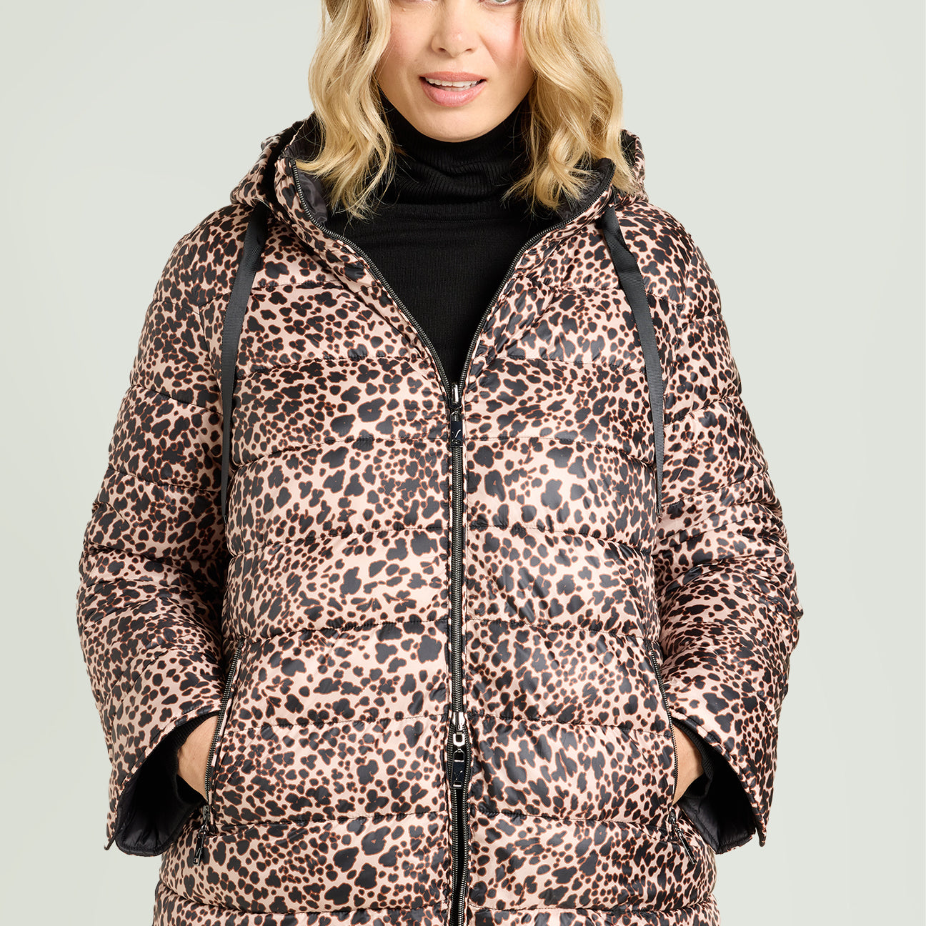 PIUMINO REVERSIBILE CON STAMPA ANIMALIER