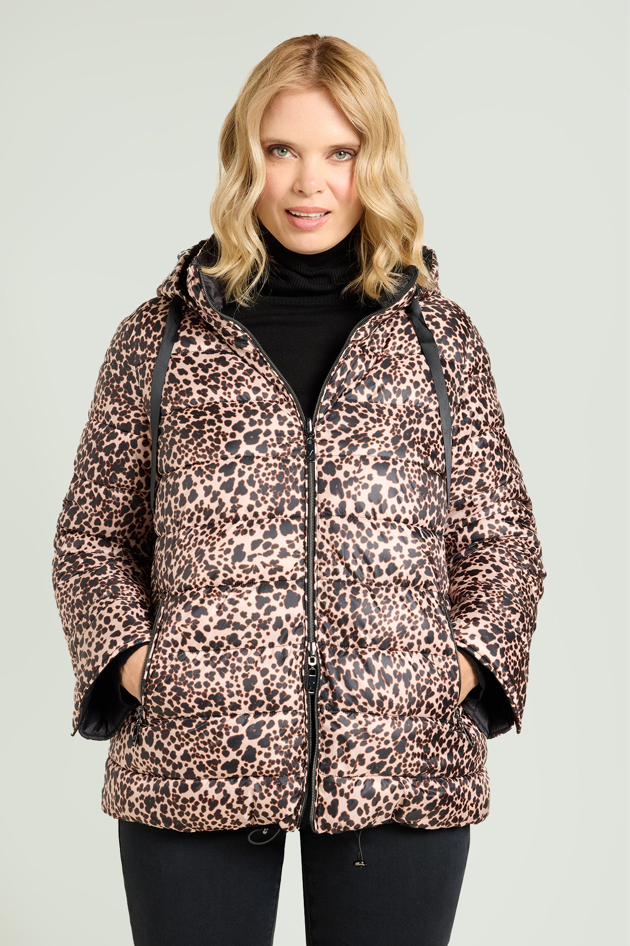 PIUMINO REVERSIBILE CON STAMPA ANIMALIER