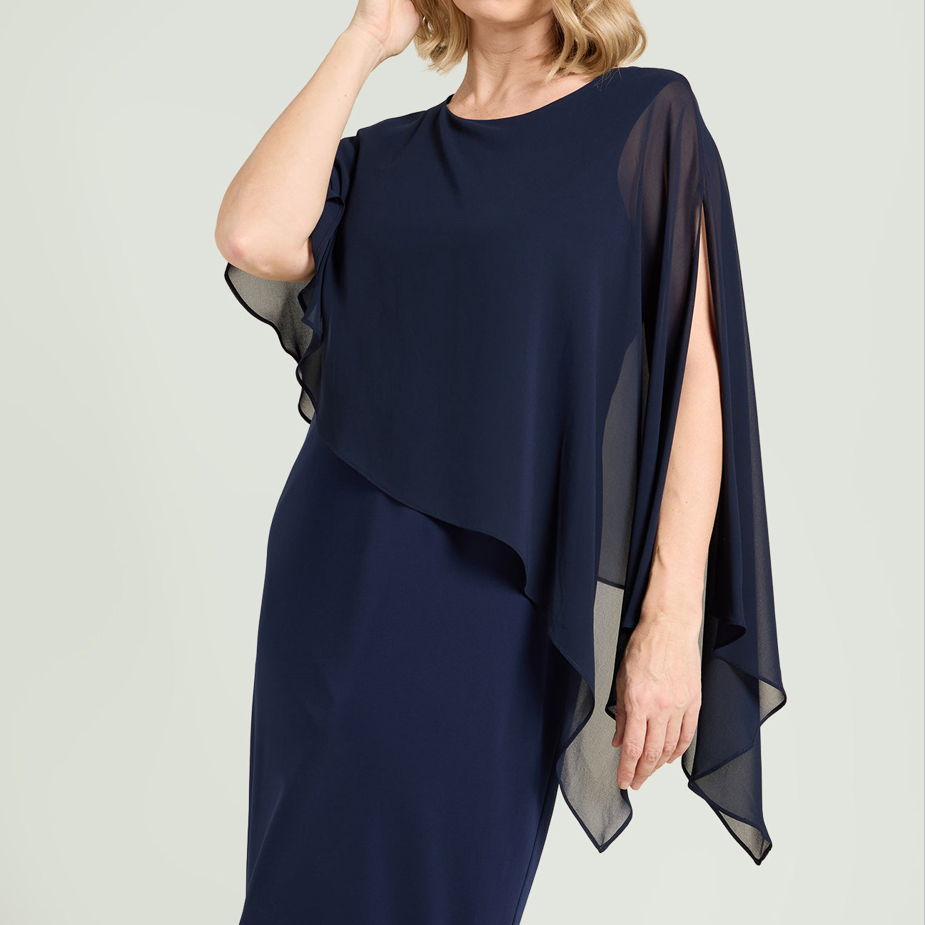 ABITO IN GEORGETTE E JERSEY