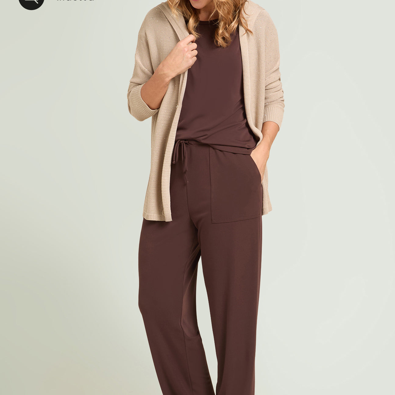 PANTALONI PULL-ON JOGGER IN JERSEY FLUIDO