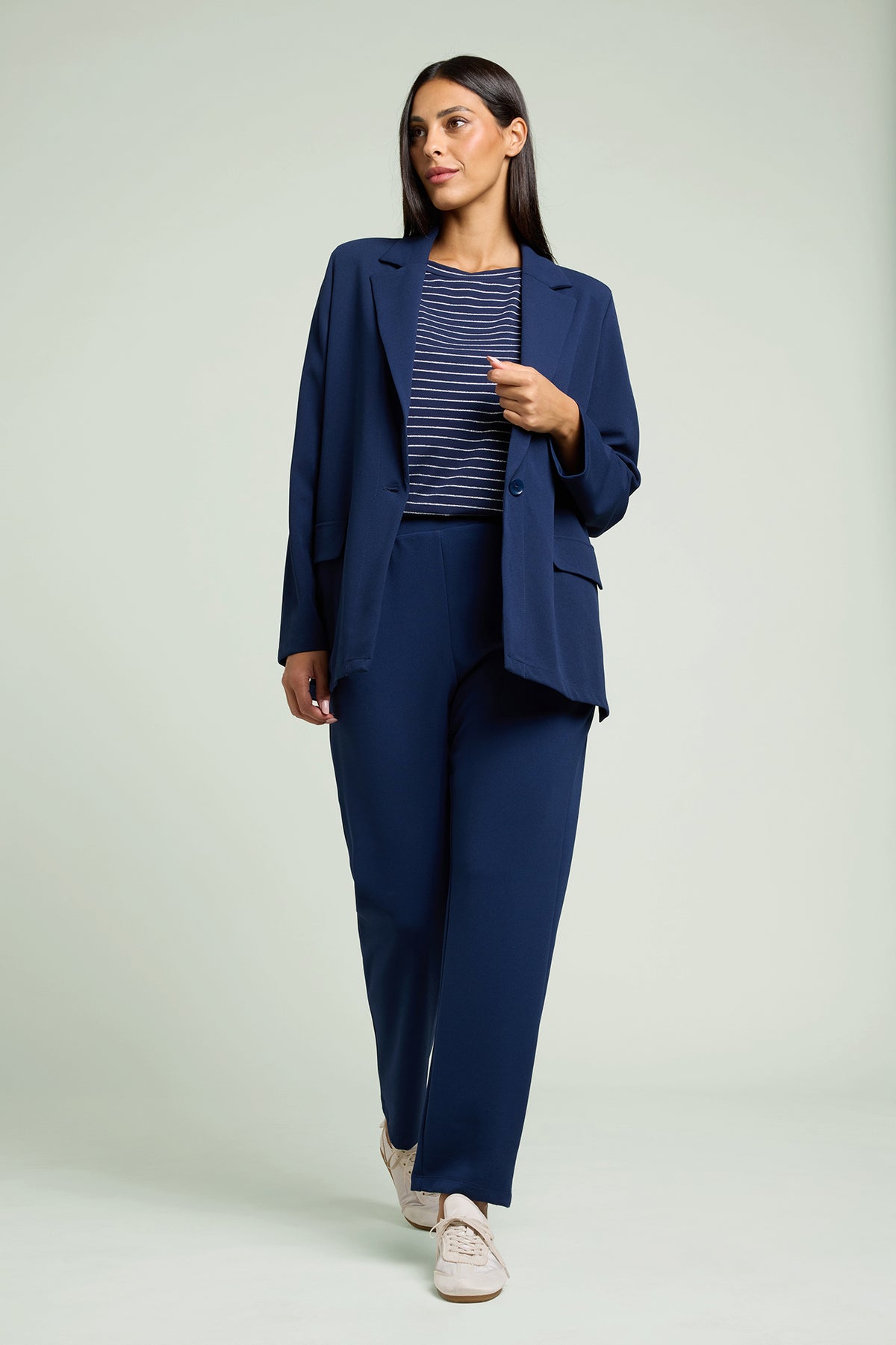 GIACCA INFORMALE IN SCUBA TWILL