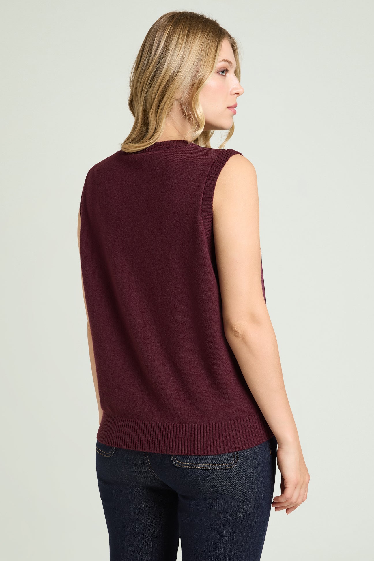 TOP IN RASO E TRICOT