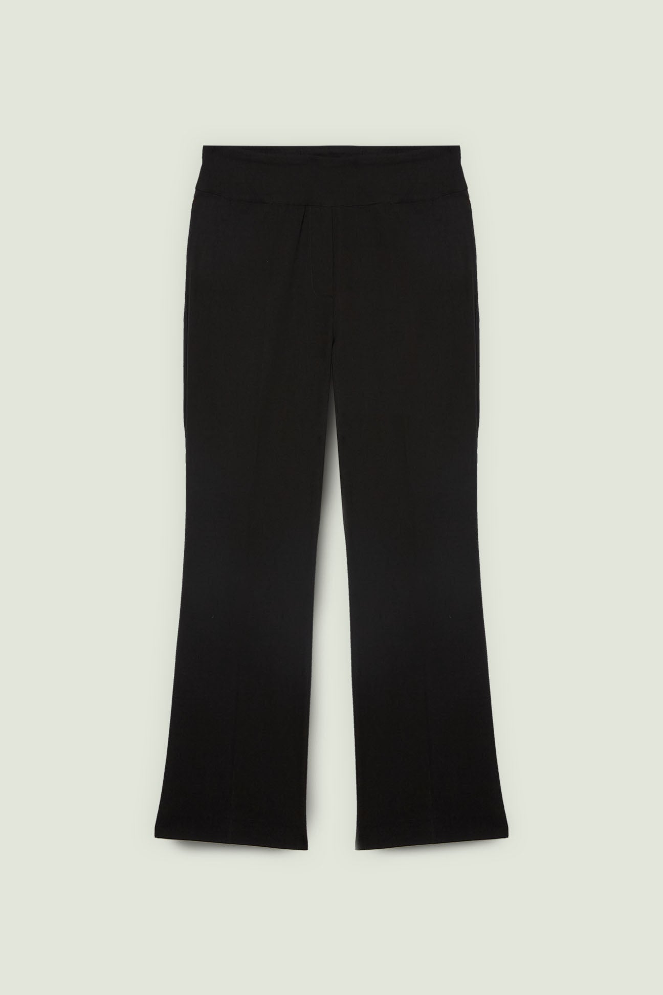 PANTALONI PULL-ON KICK FLARE IN BENGALINA