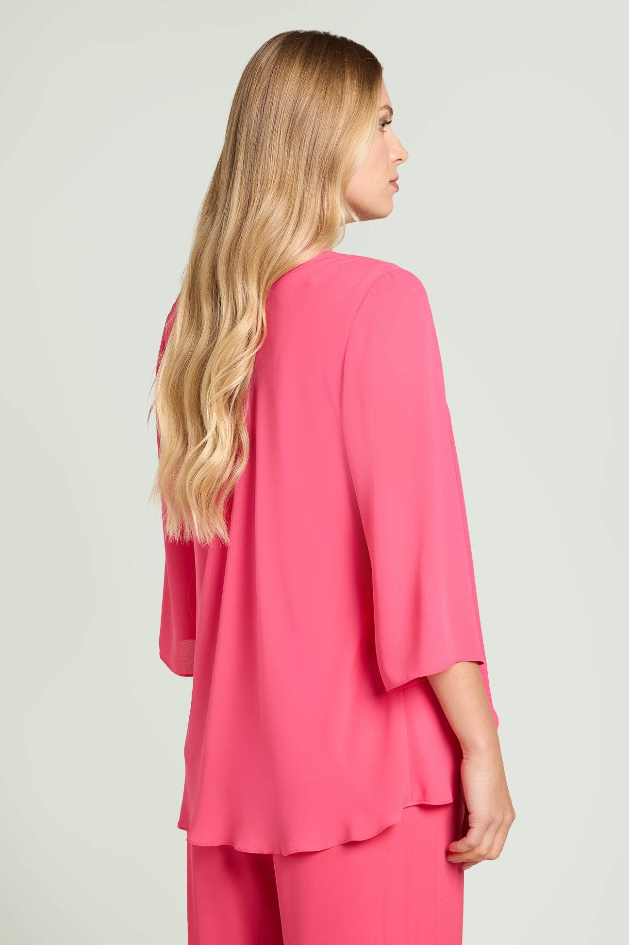 TOP E COPRISPALLE IN DOPPIA GEORGETTE