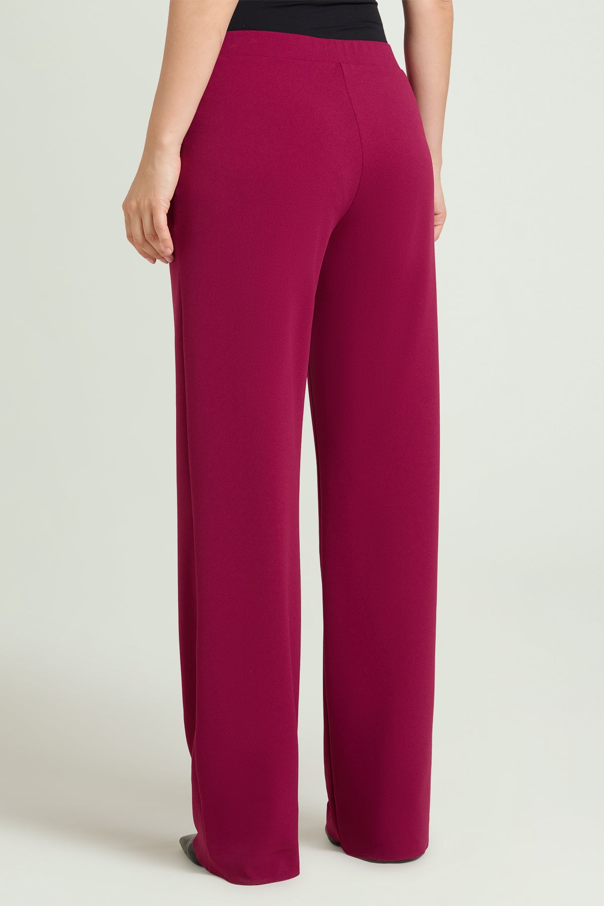 PANTALONI PULL-ON AMPI IN CREPE