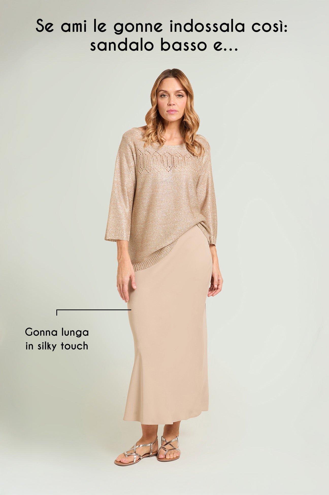 MAGLIA TRAFORATA FULL PAILLETTES