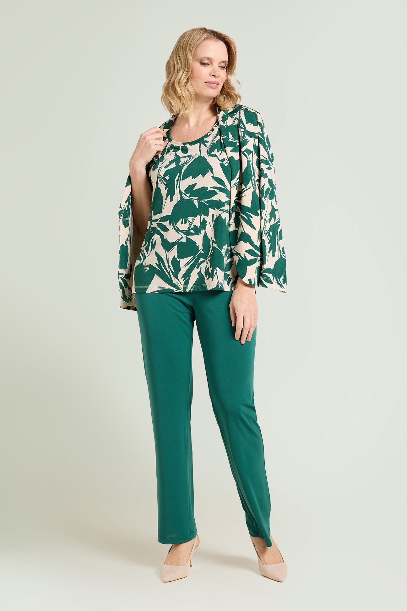 TOP IN JERSEY STAMPATO