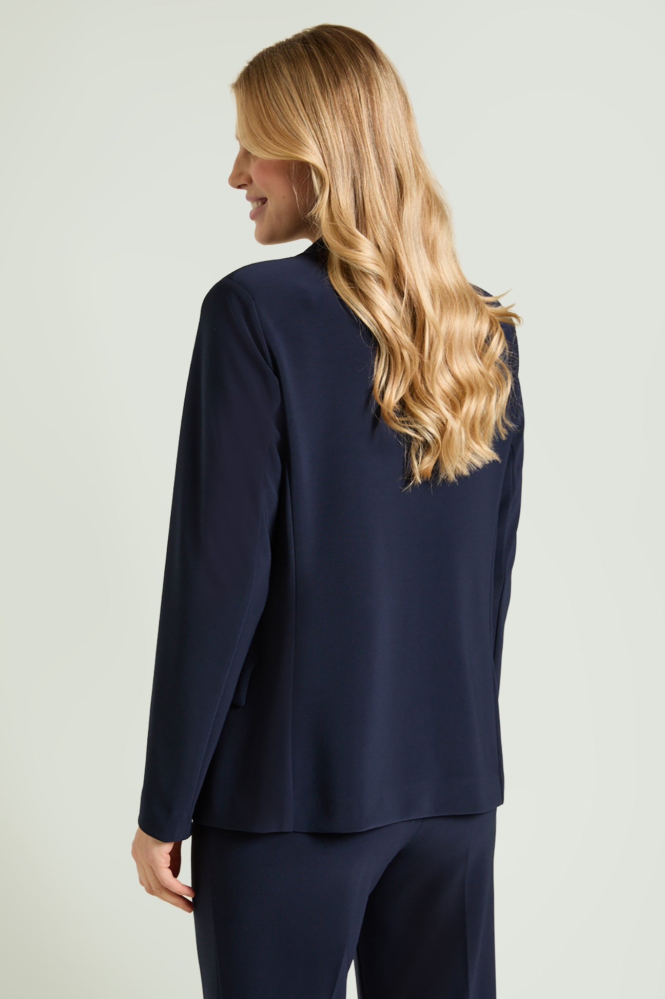 BLAZER IN COMPACT STRETCH