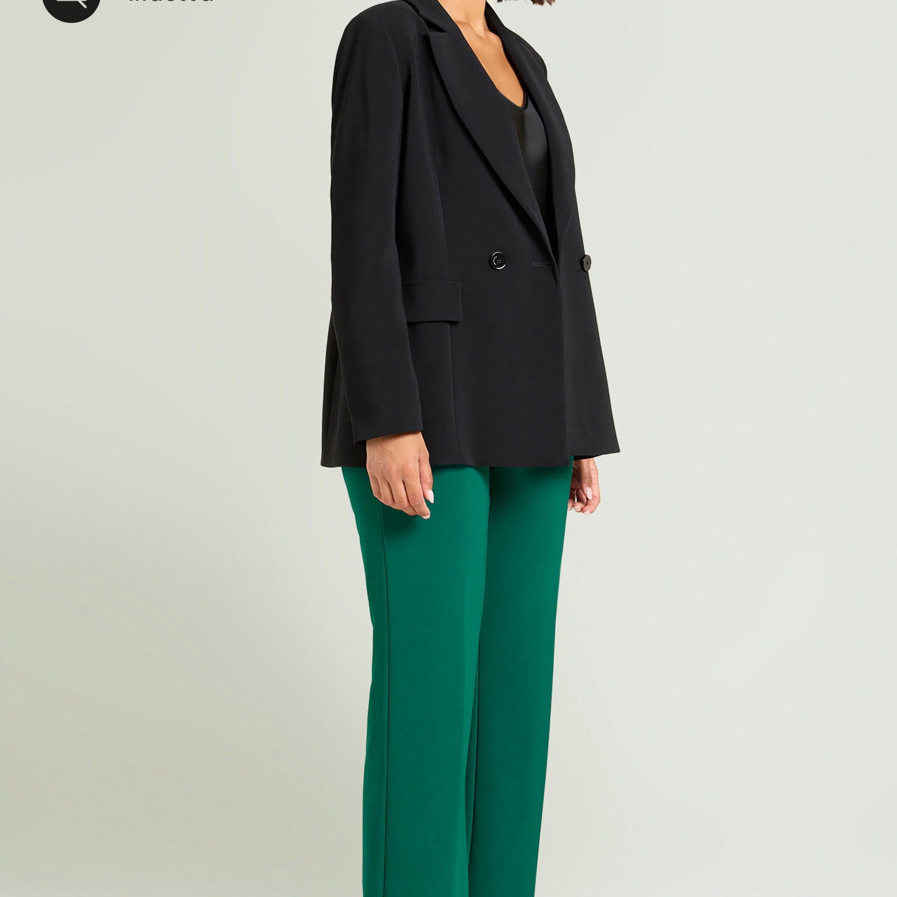 PANTALONI PULL-ON DRITTO IN COMPATTO STRETCH