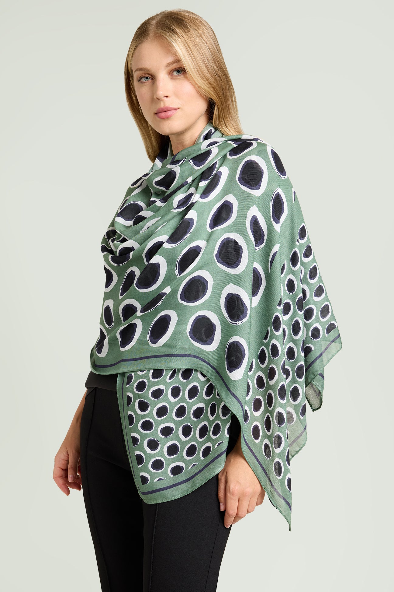 SCIARPA FOULARD STAMPATA