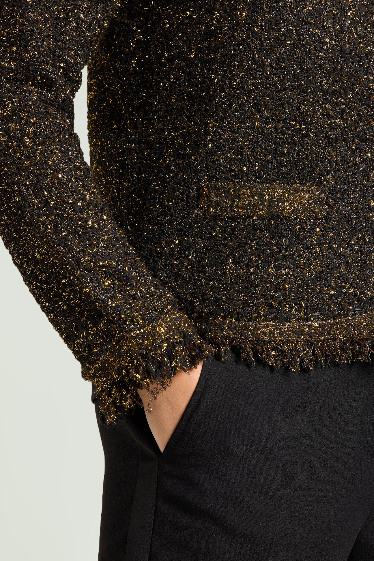 GIACCA IN MAGLIA LUREX BOUCLE'