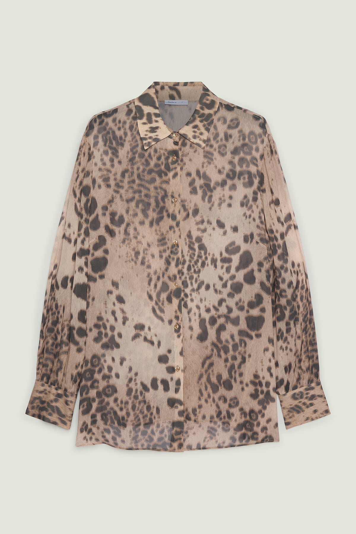 CAMICIA ANIMALIER IN GEORGETTE