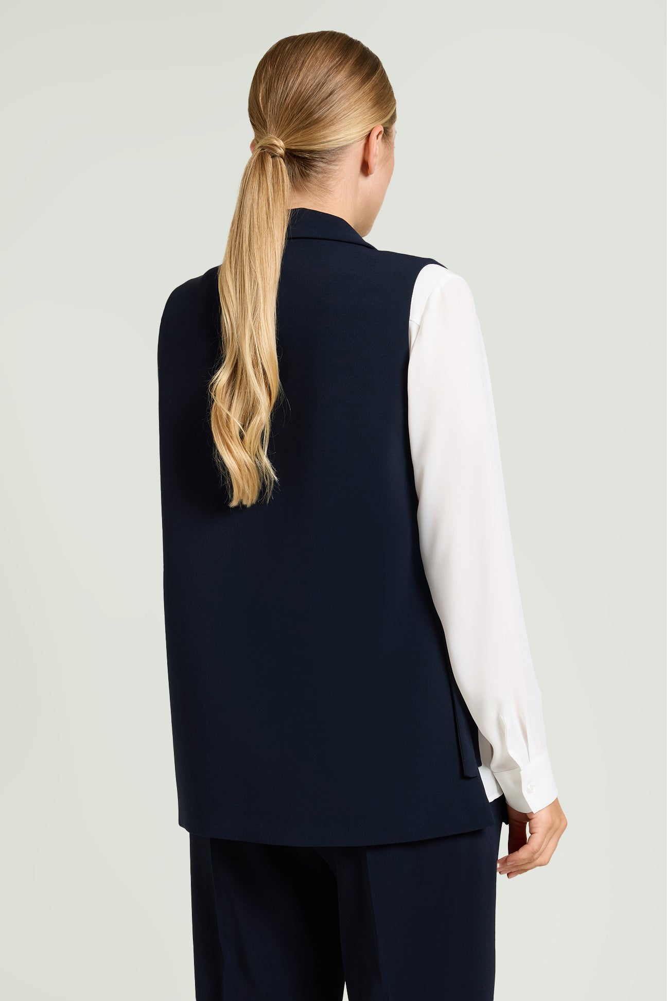 GILET IN CREPE CADY