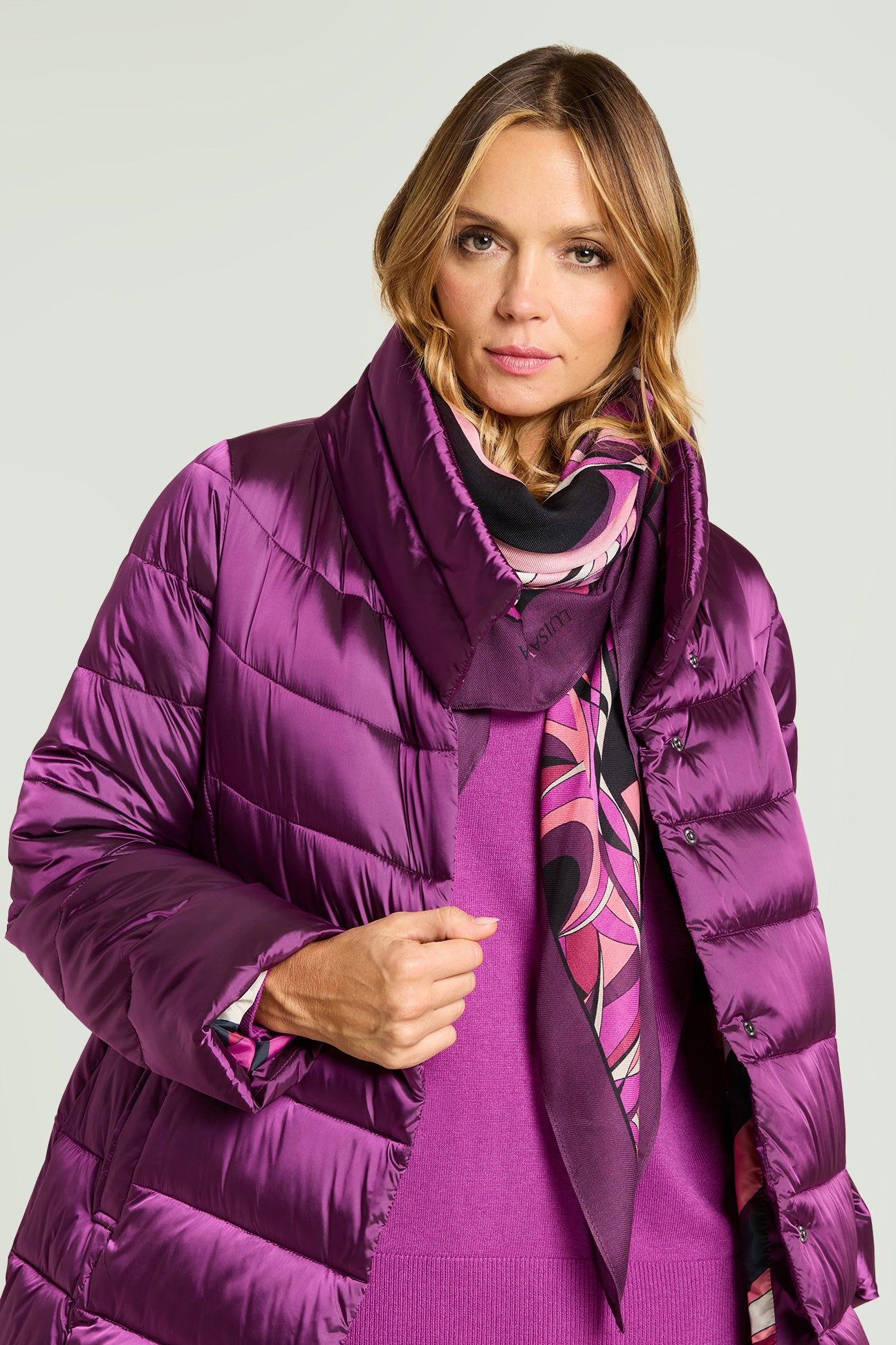 SCIARPA-FOULARD STAMPATA