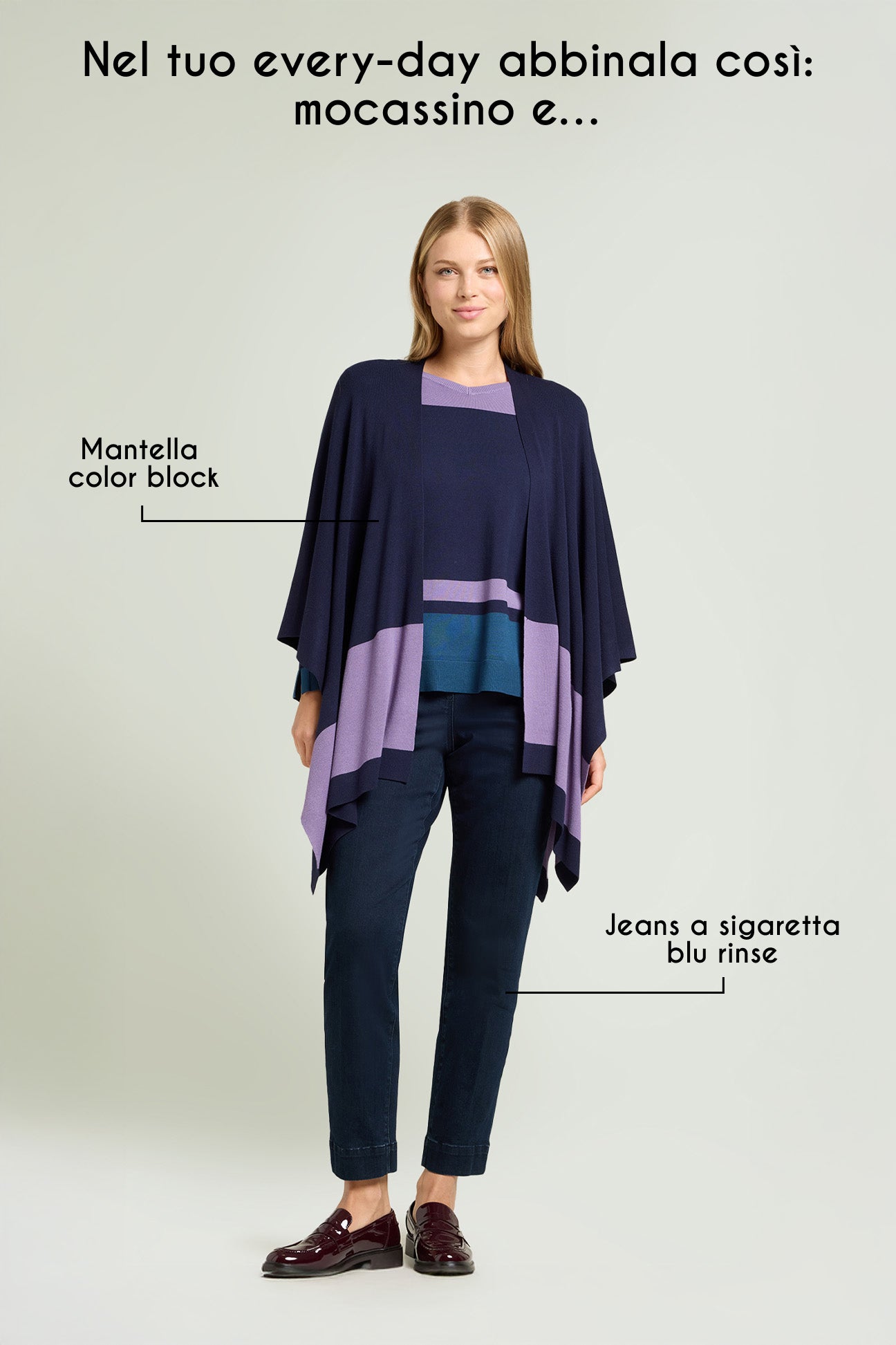 MAGLIA COLOR BLOCK