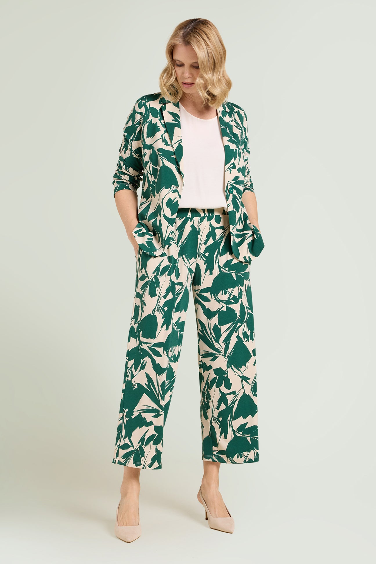 GIACCA IN JERSEY STAMPATO