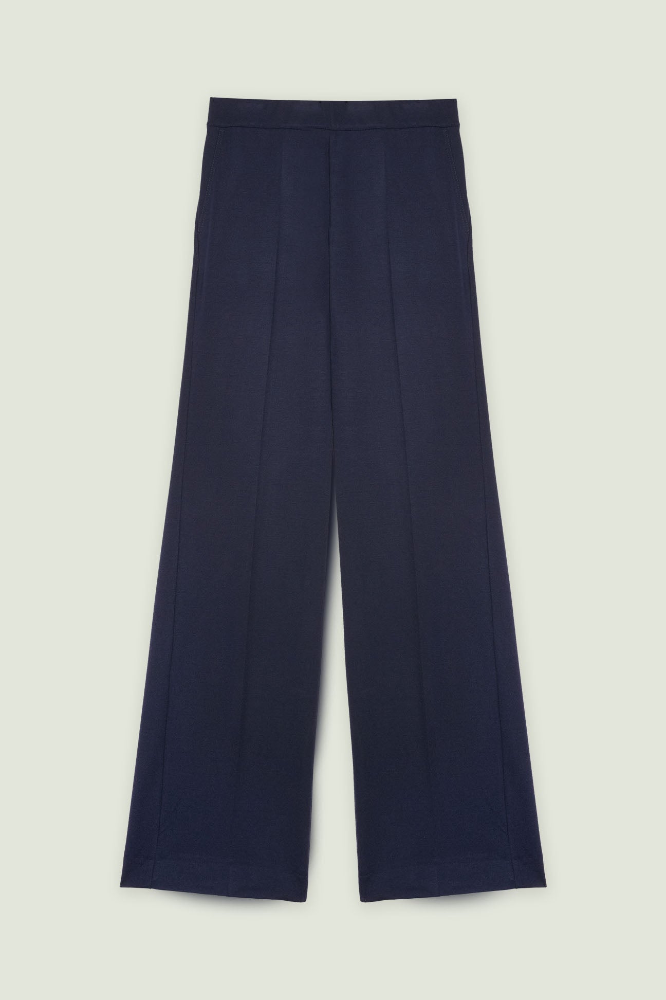PANTALONI PULL-ON WIDE LEG IN PUNTO MILANO