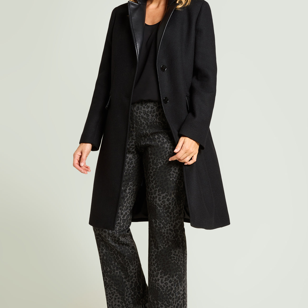 PANTALONI PULL-ON ANIMALIER