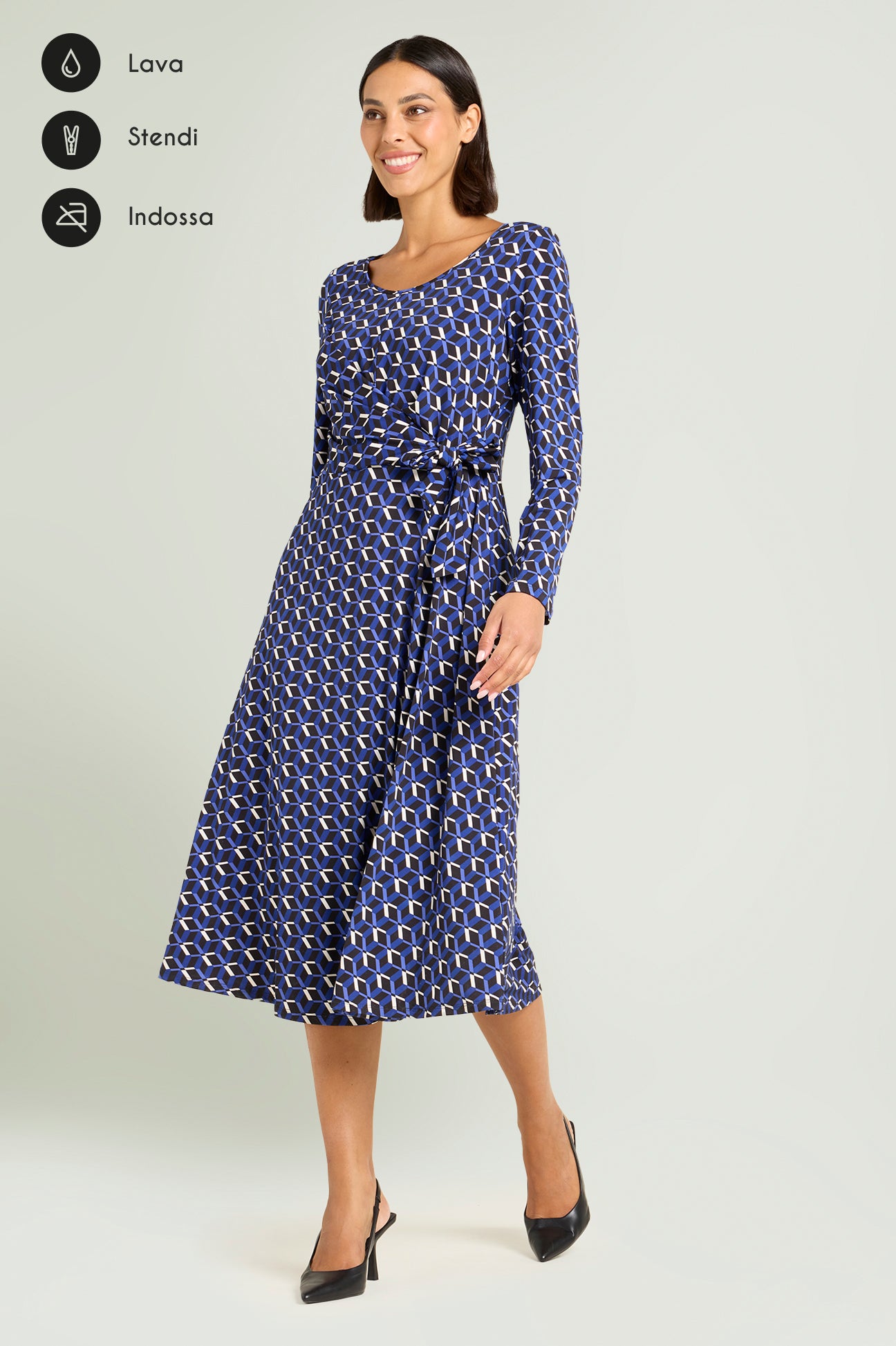 ABITO STAMPATO FIT & Flare