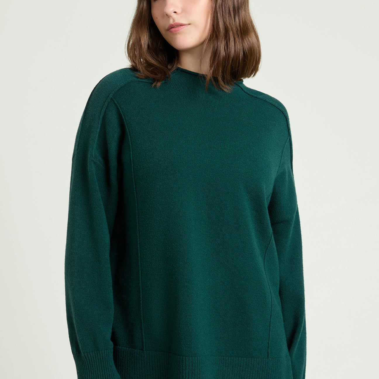 MAGLIA WINTER TOUCH CON SCOLLO A CRATERE