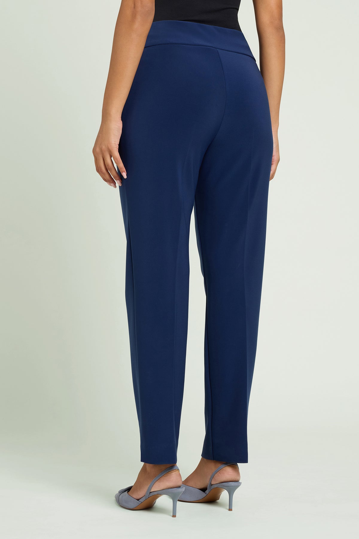 PANTALONI PULL-ON A SIGARETTA IN COMPACT STRETCH