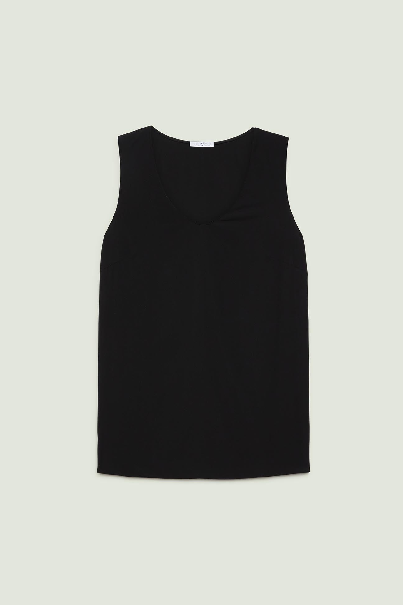 TOP IN TESSUTO FLUIDO SILKY TOUCH