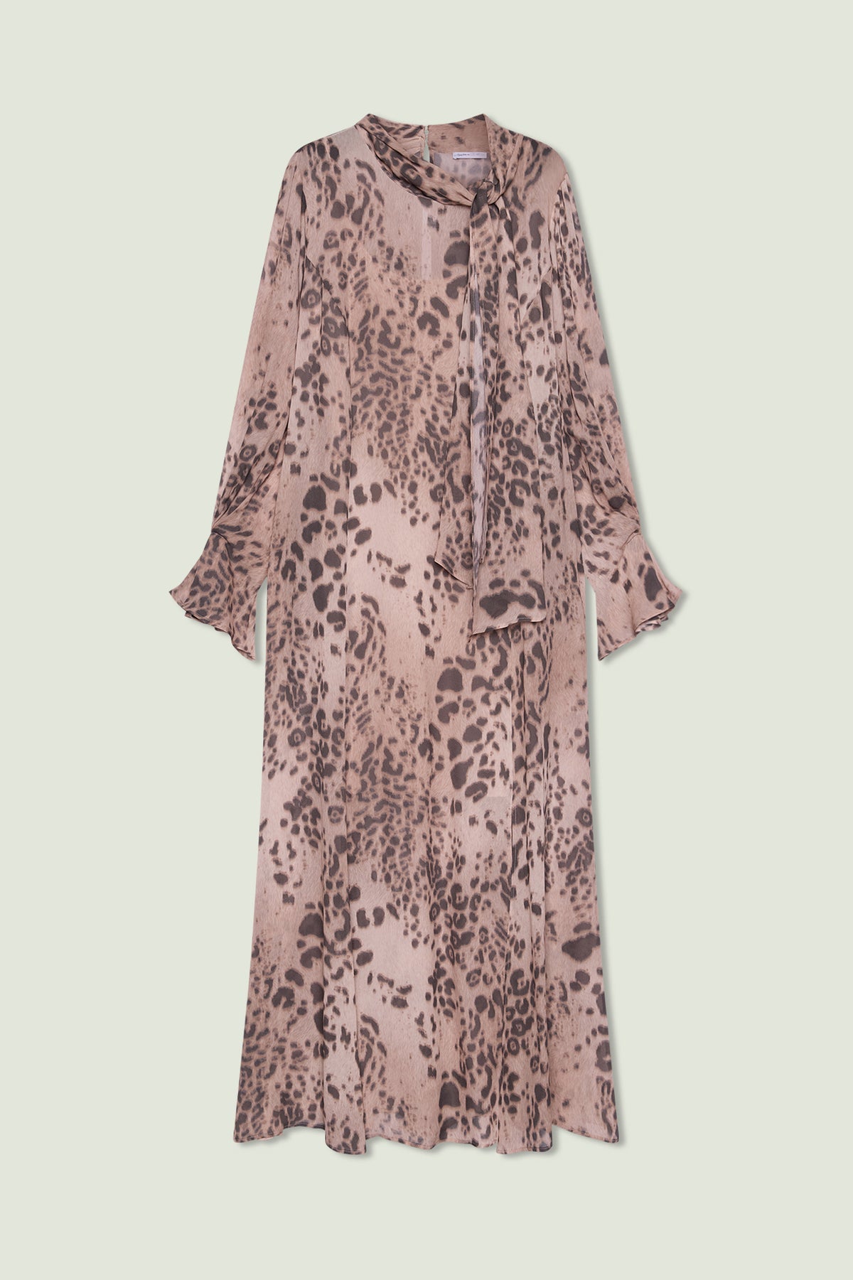 ABITO LUNGO ELEGANTE ANIMALIER