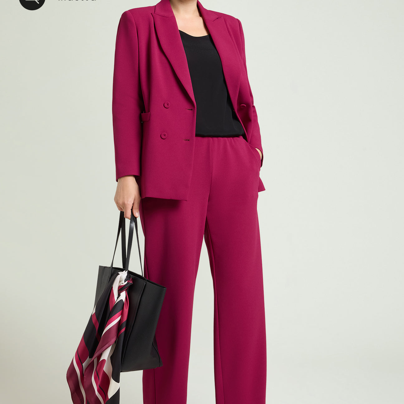 PANTALONI PULL-ON AMPI IN CREPE