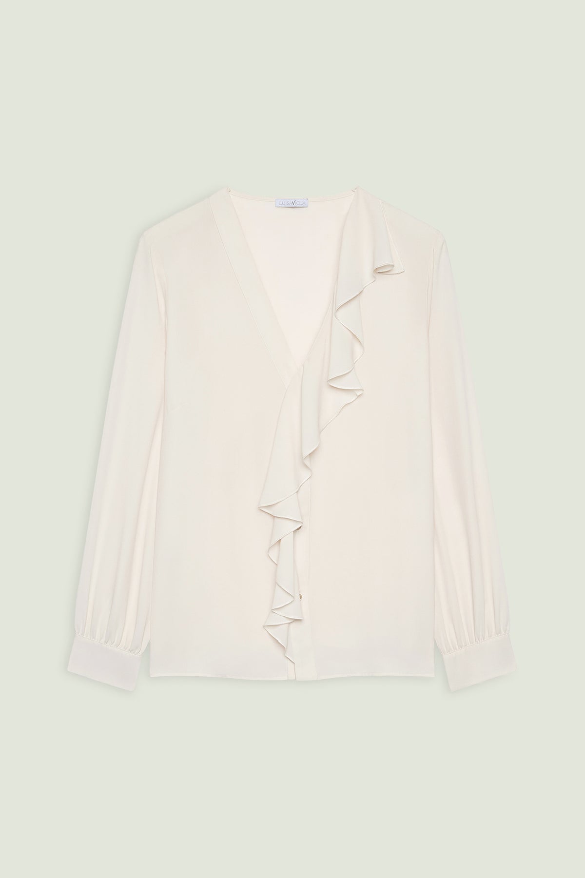 CAMICIA CON VOLANT
