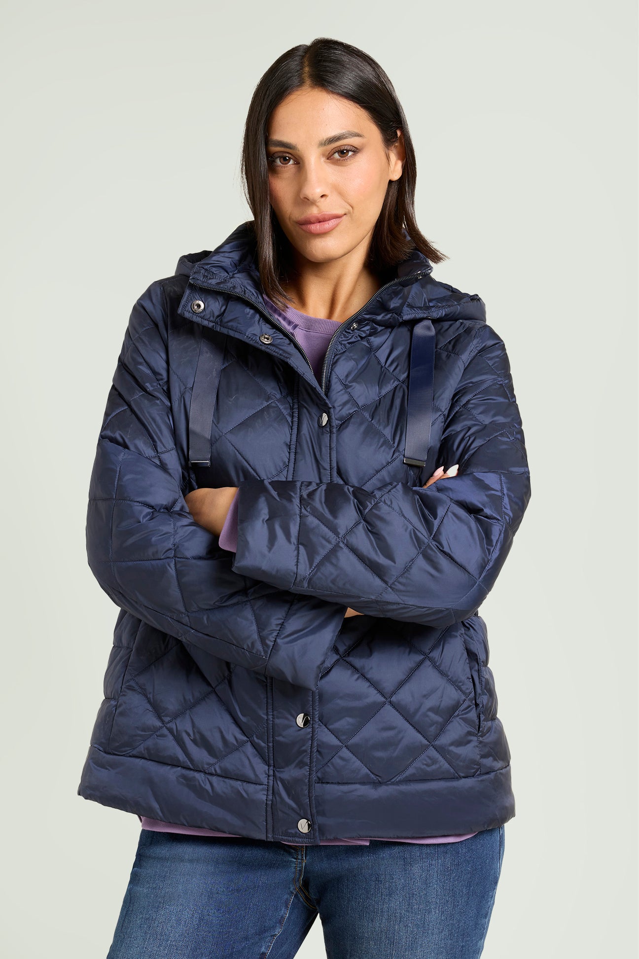 PIUMINO CON CAPPUCCIO STACCABILE