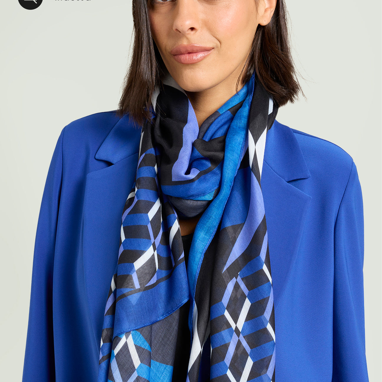 SCIARPA FOULARD STAMPATA