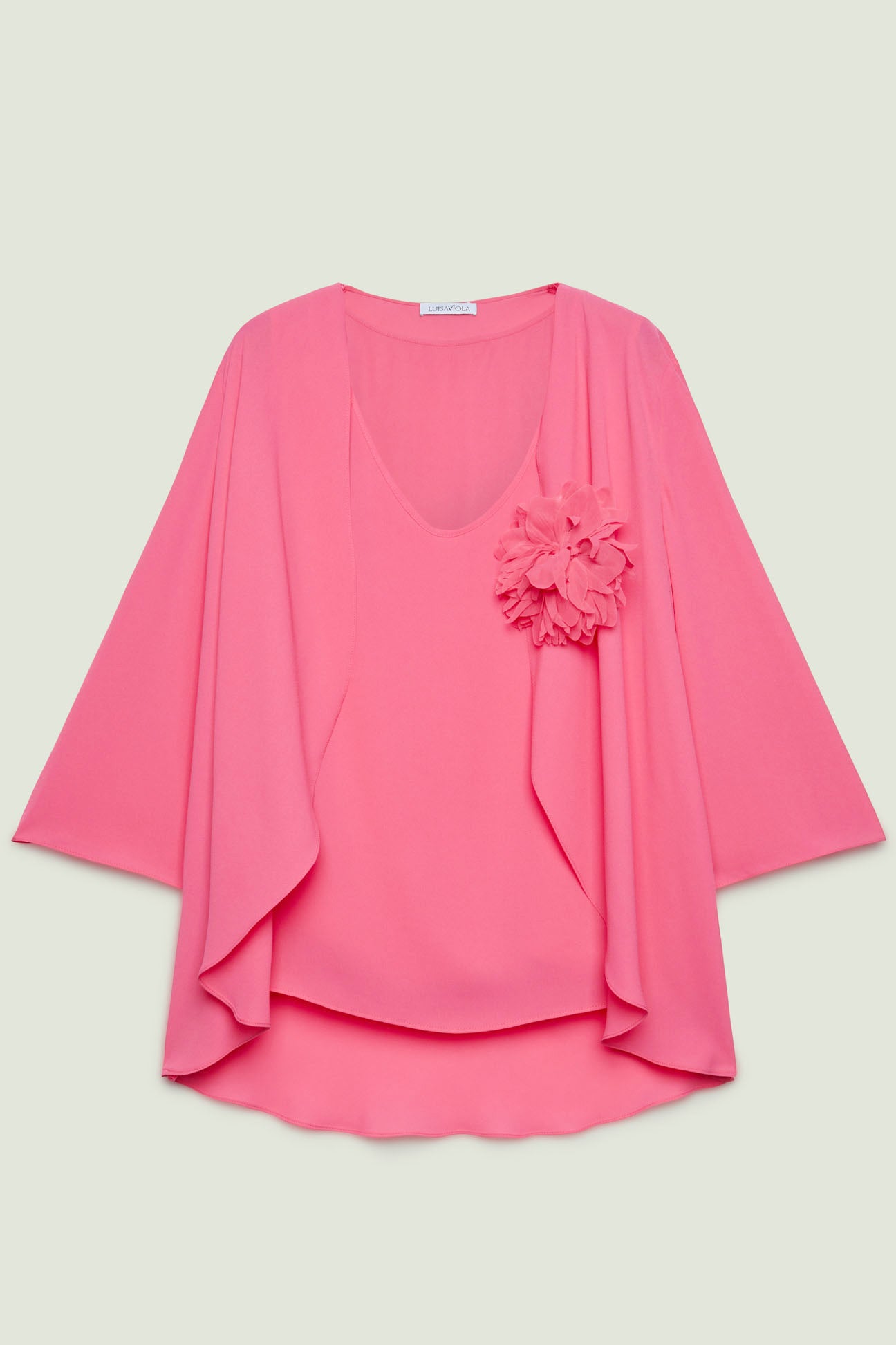 TOP E COPRISPALLE IN DOPPIA GEORGETTE