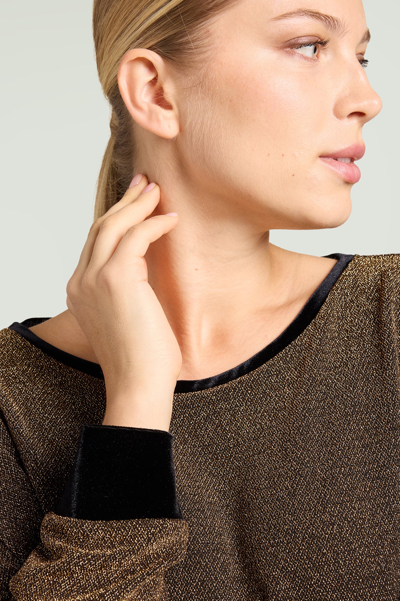 FELPA IN JERSEY LUREX