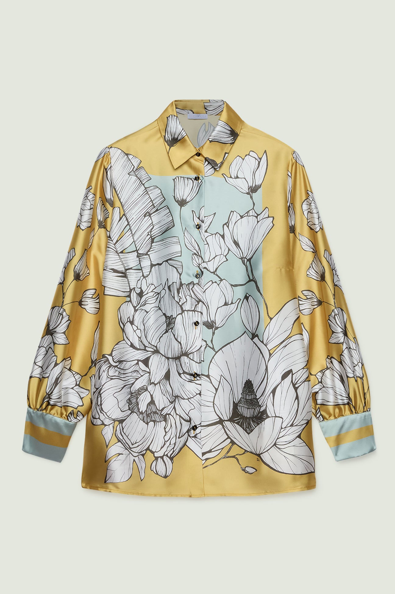 CAMICIA IN RASO STAMPATO