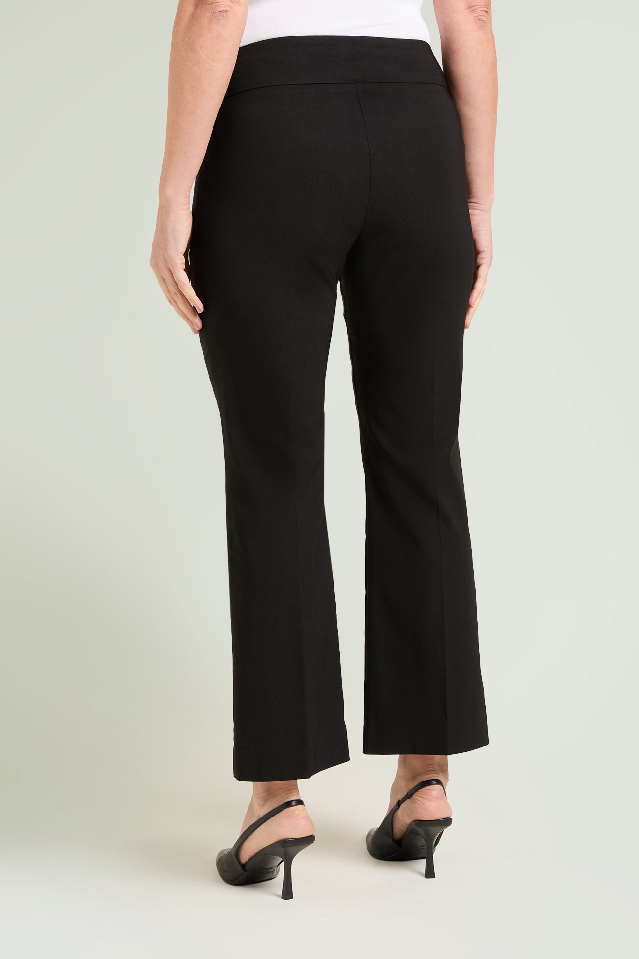 PANTALONI PULL-ON KICK FLARE IN BENGALINA