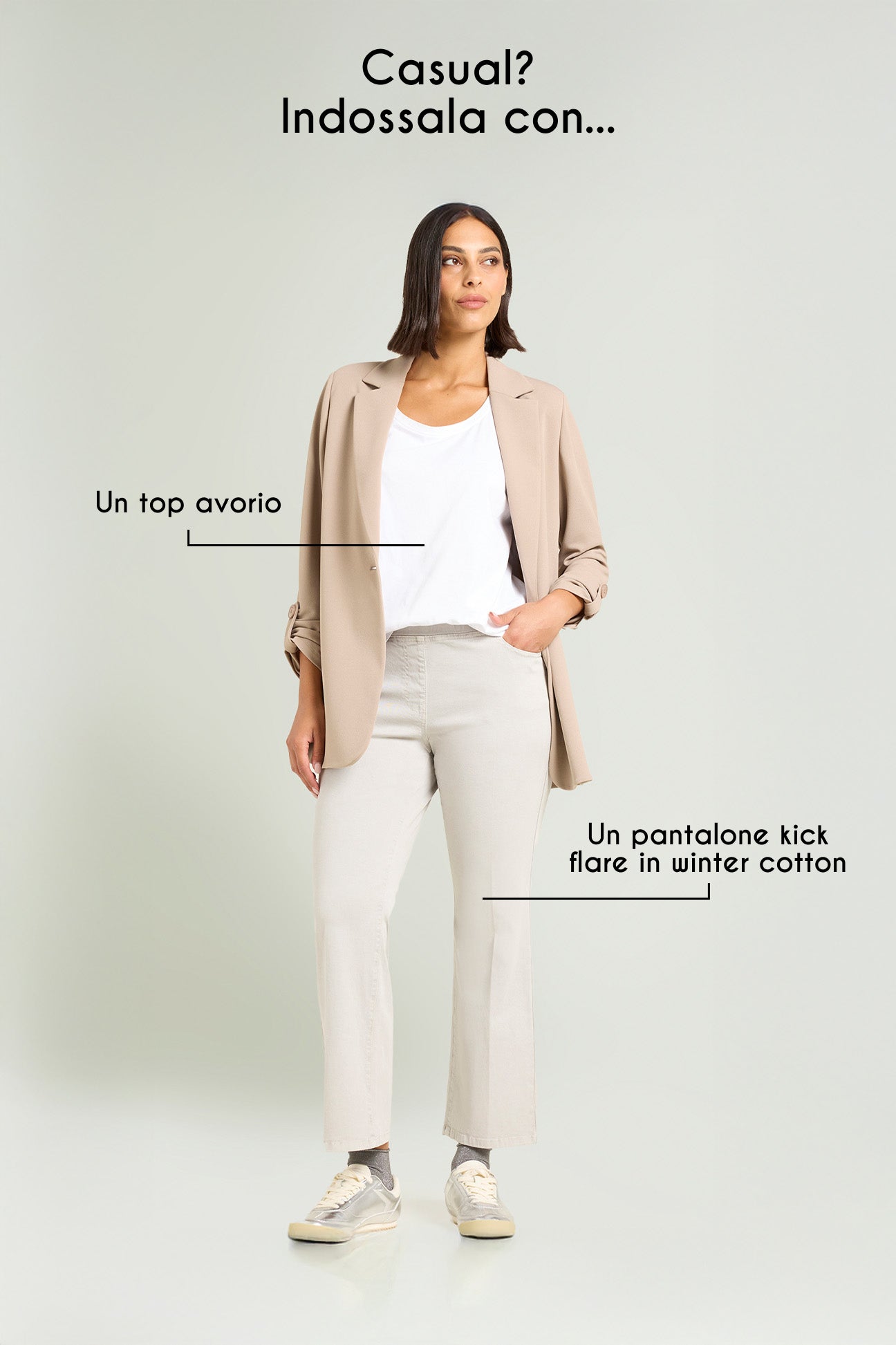 GIACCA IN SCUBA CREPE