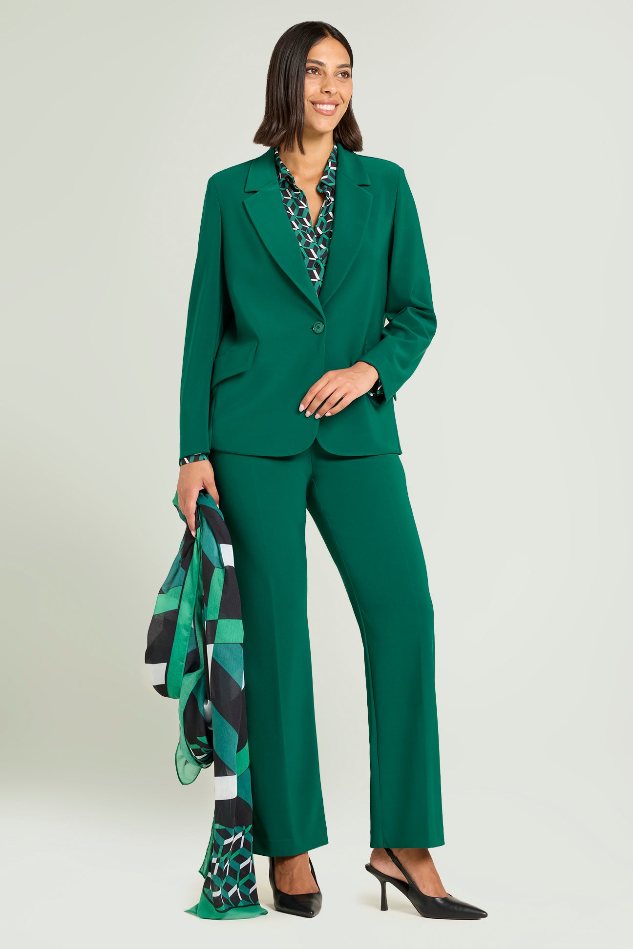 BLAZER IN COMPATTO STRETCH