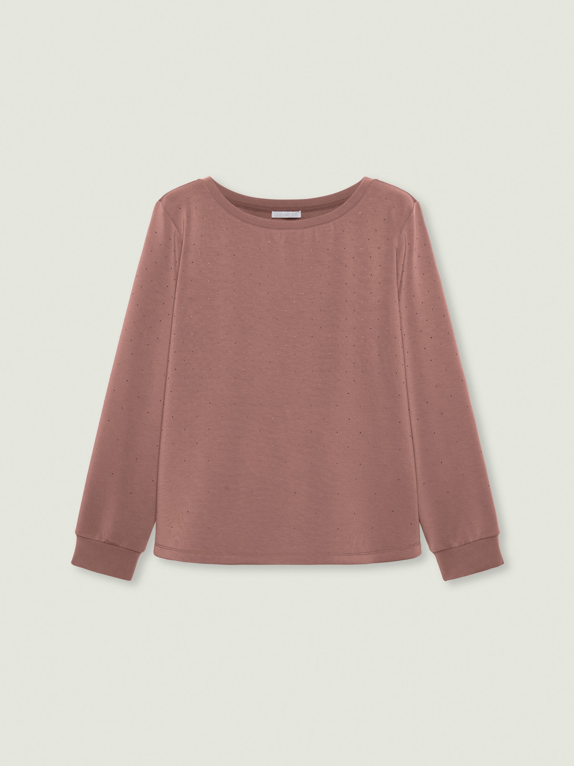 FELPA CON PUNTI LUCE