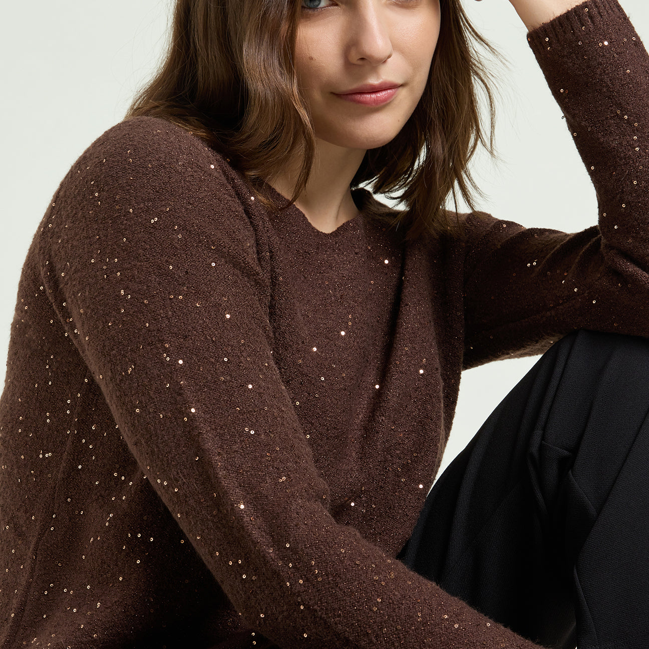 MAGLIA FULL PAILLETTES