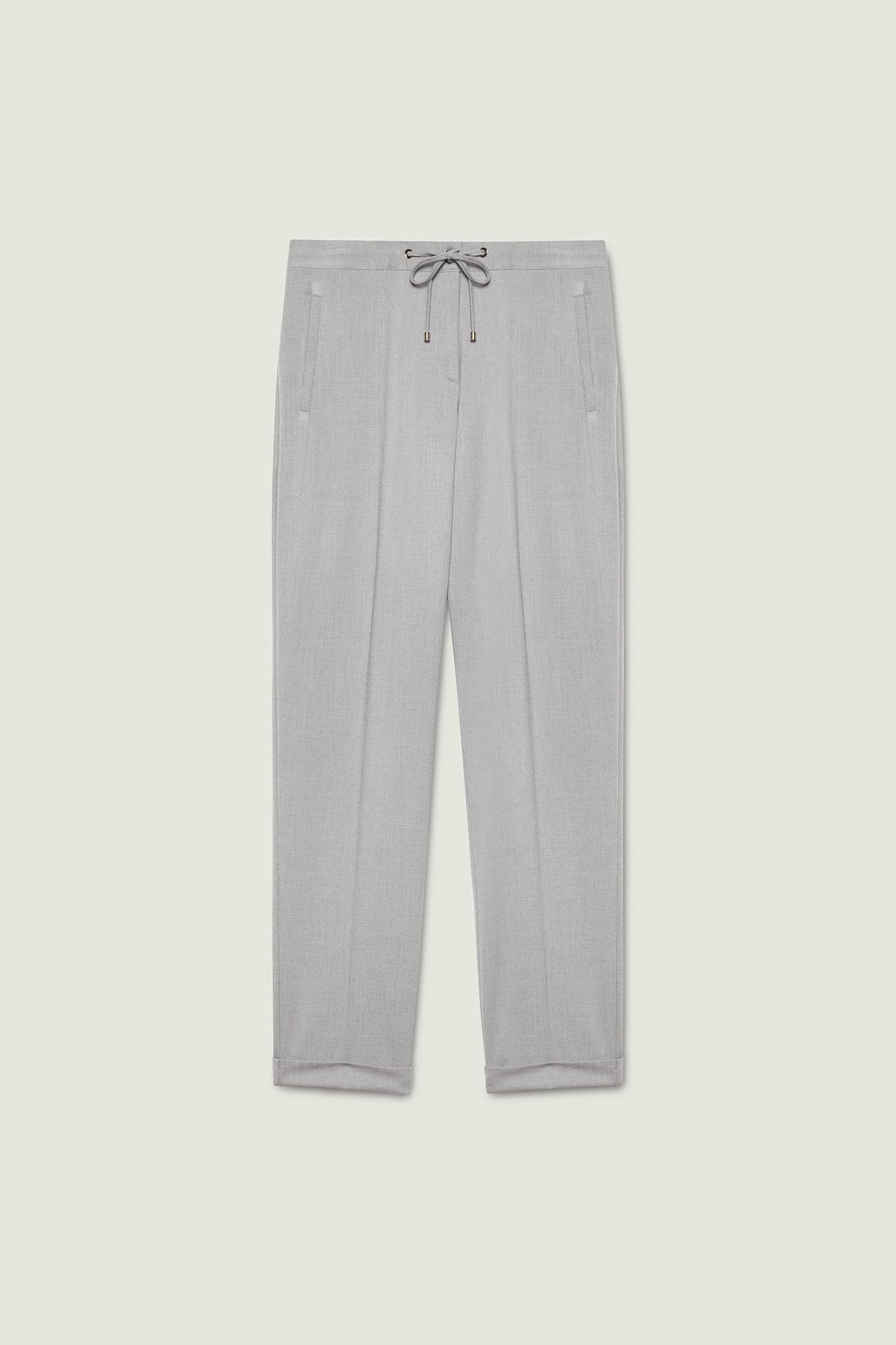 PANTALONI JOGGER IN TELA MELANGE