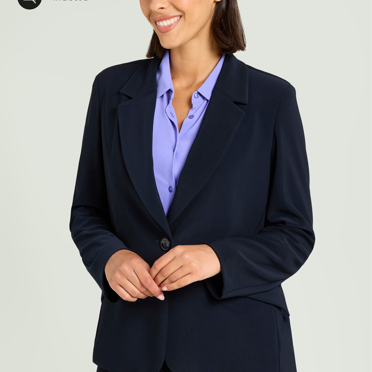 BLAZER IN COMPATTO STRETCH