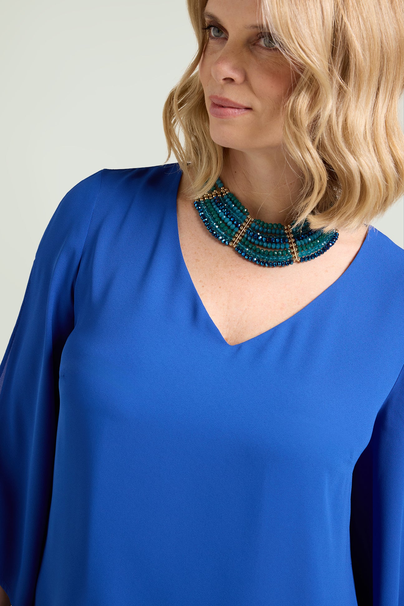 BLUSA IN DOPPIA GEORGETTE