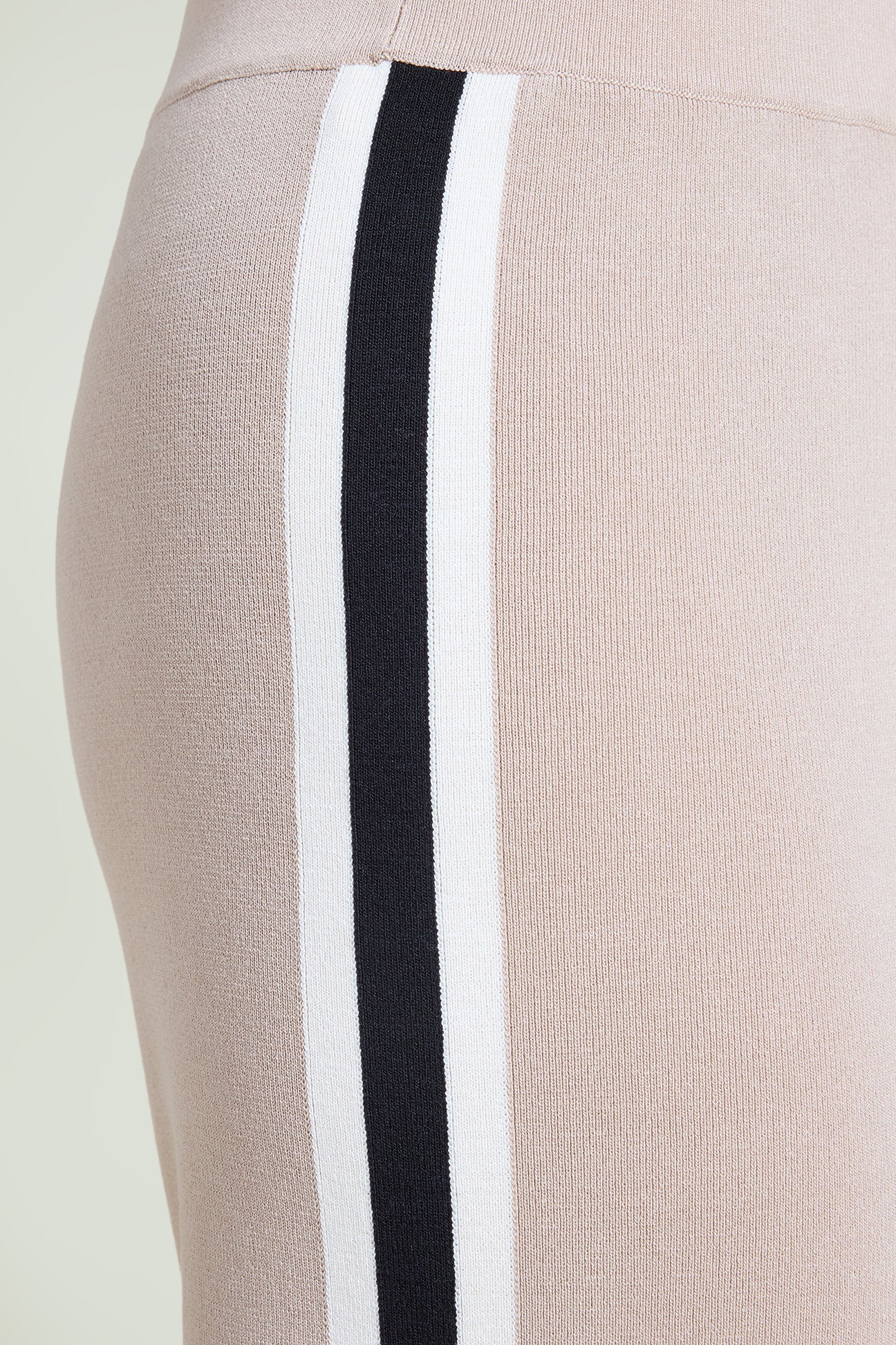 PANTALONI PULL-ON IN MAGLIA CON BANDE