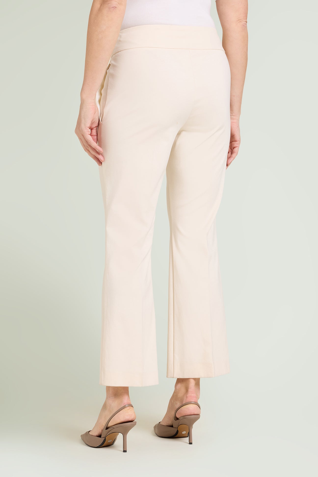 PANTALONI PULL-ON KICK FLARE IN PUNTO MILANO