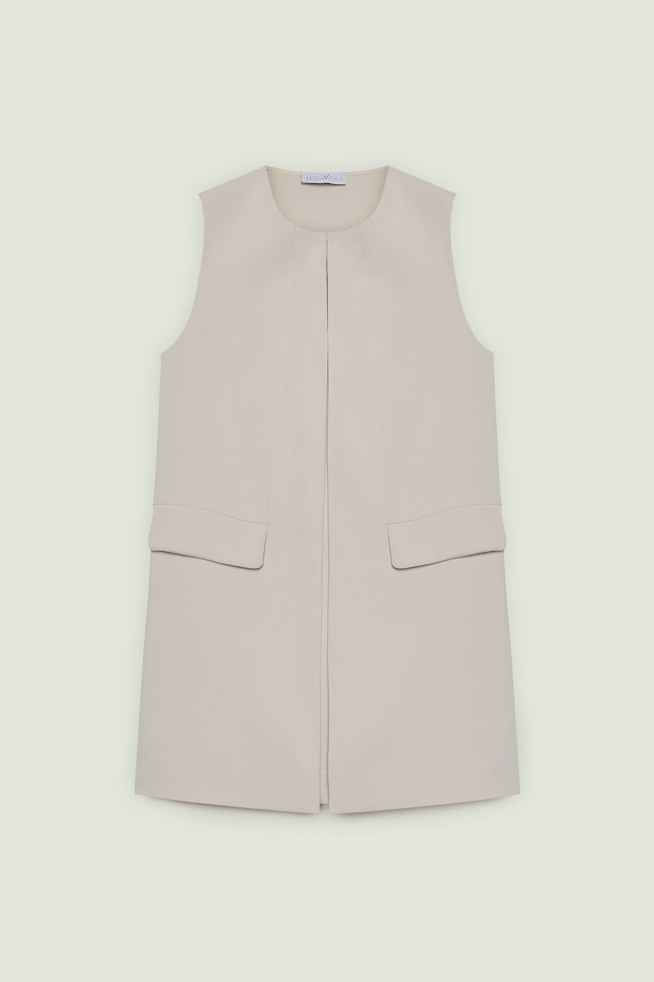 GILET IN CREPE CADY