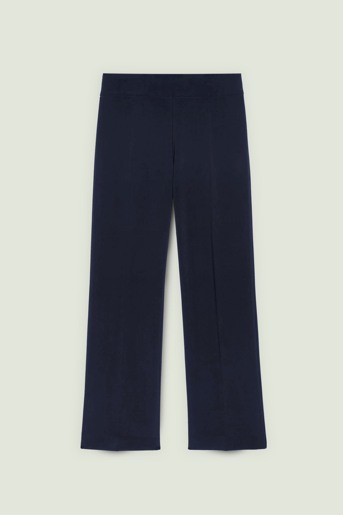 PANTALONI PULL-ON DRITTI IN COMPACT STRETCH
