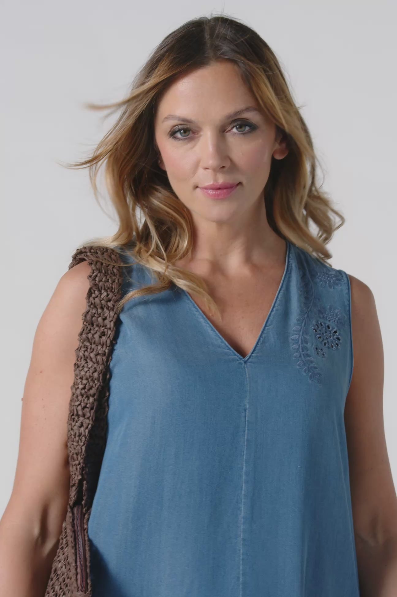 ABITO LUNGO IN CHAMBRAY