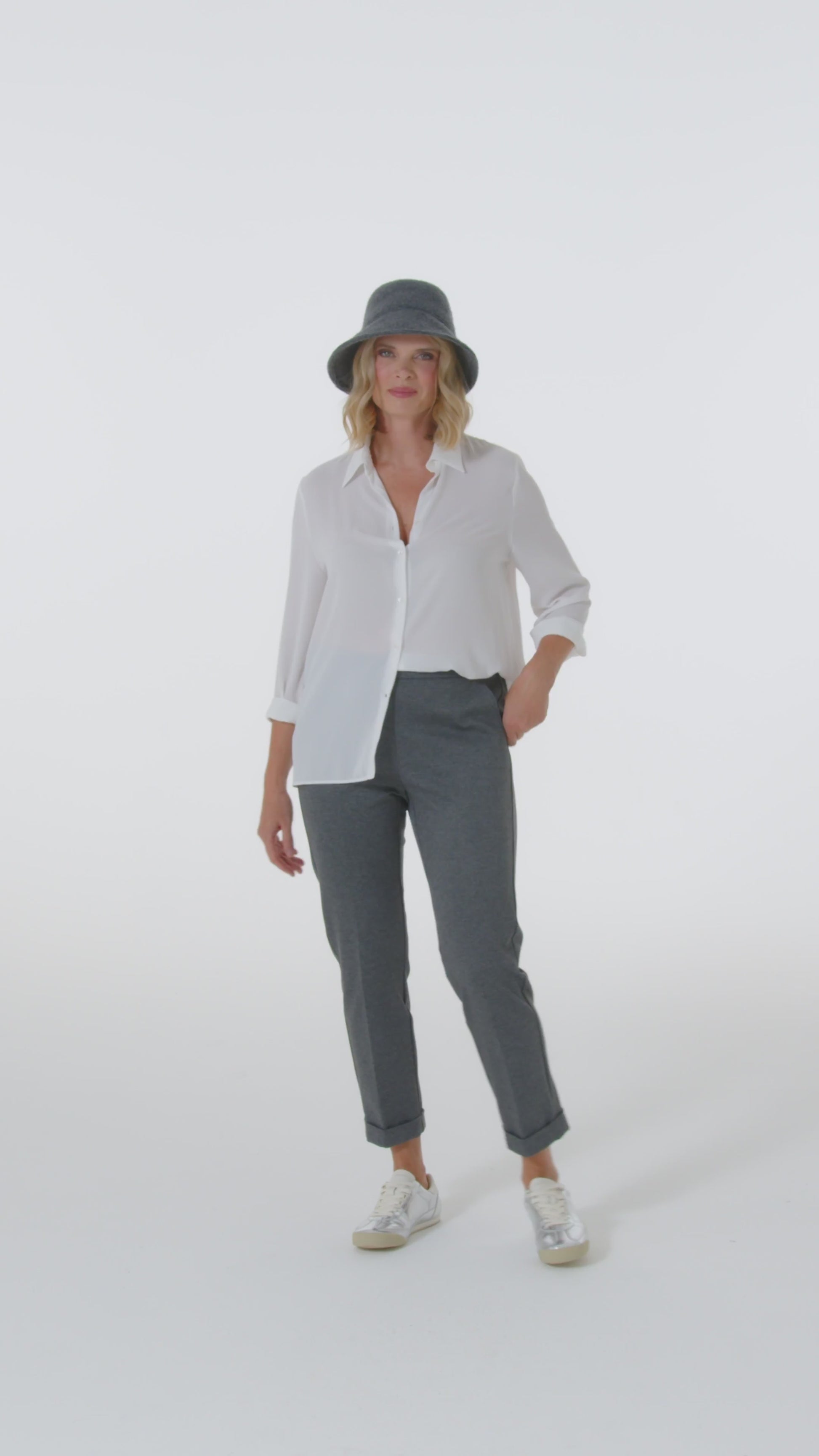 PANTALONI PULL-ON CHINOS IN PUNTO MILANO