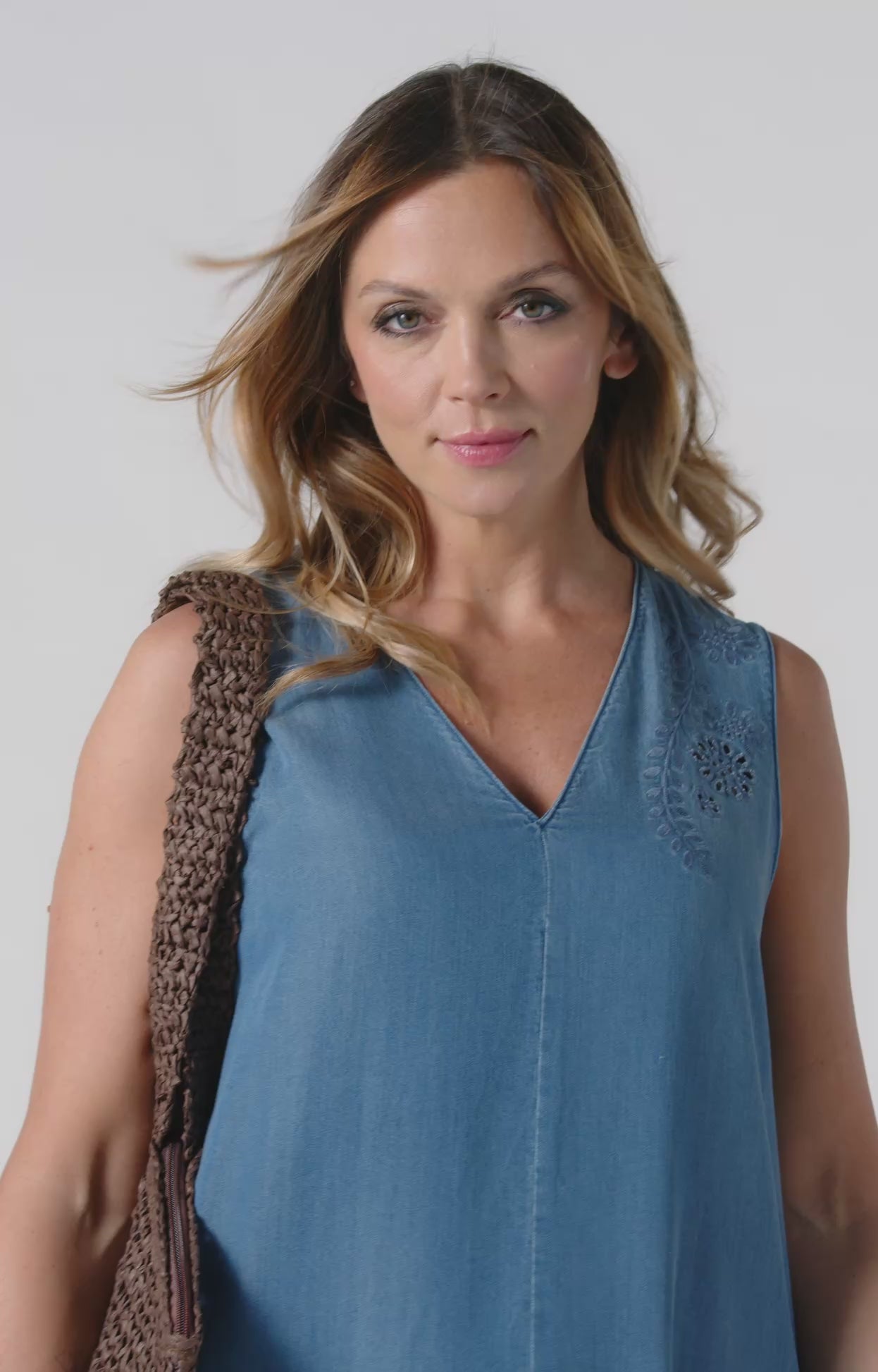 ABITO LUNGO IN CHAMBRAY